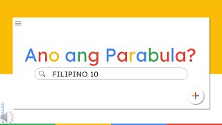 PARABULA  ELEMENTO NG PARABULA  FILIPINO 10 [upl. by Anauqal]