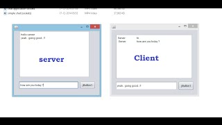 chat application using java sockets with GUI [upl. by Akihc721]