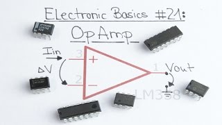 Electronic Basics 21 OpAmp Operational Amplifier [upl. by Waldo]