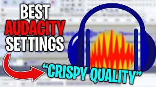 BEST AUDACITY SETTINGS FOR GOOD AUDIO QUALITY 2020 [upl. by Boarer]