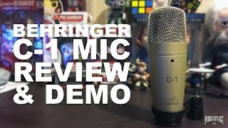 Behringer C1 Condenser Mic Review  Test [upl. by Teufert974]