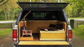 Wood Stove Truck Camper  How To Heat A Camper [upl. by Norty]