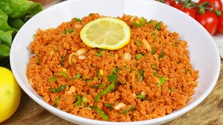 Bestes Kisir Rezept I Türkischer Bulgur Salat [upl. by Latimore195]