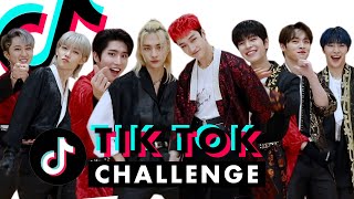 KPop Boy Band Stray Kids Are WAY Too Good at TikTok  TikTok Challenge Challenge  Cosmopolitan [upl. by Kathlene496]