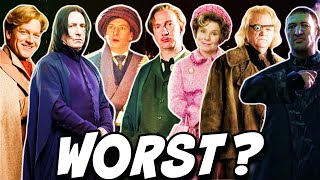 Ranking Defense Against the Dark Arts Professors from Worst to Best  Harry Potter Theory [upl. by Anivahs926]