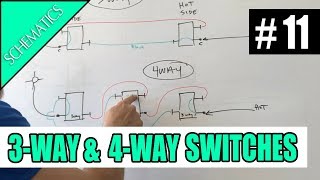 Episode 11  SCHEMATICS How 3way and 4way Switches Work [upl. by Kathlene]