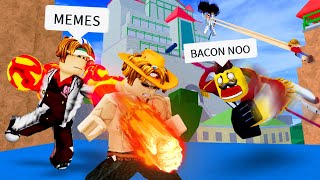 Roblox BLOX FRUITS Funny Moments Part 3 MEMES 🍑 [upl. by Zadack]