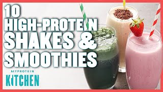 10 Delicious HighProtein Shake amp Smoothie Recipes  Myprotein [upl. by Annayoj107]