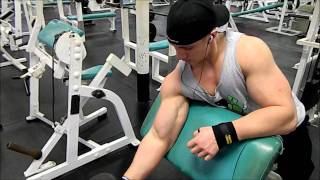 How To Preacher Dumbbell Curl Bicep [upl. by Aynotal]