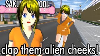 I raided Area 51 in Sakura School Simulator [upl. by Etnomaj528]