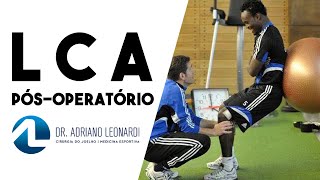 CIRURGIA DO LIGAMENTO CRUZADO ANTERIOR Como é a recuperação pósoperatória [upl. by Cirdes30]