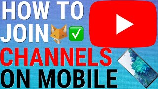 How To Join A Channel Membership On Youtube Mobile Android amp iOS [upl. by Omarr]