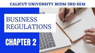 Calicut University 3rd sem Bcom BBA Business Regulations Chapter 2The Indian contract Act [upl. by Linc]