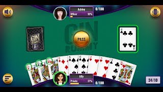 Gin Rummy Card Game [upl. by Nosliw]