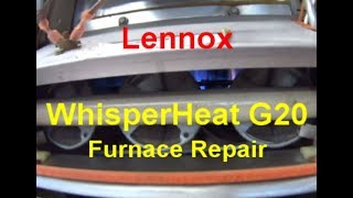 Furnace Repair  Lennox WhisperHeat G20 [upl. by Anitnas]