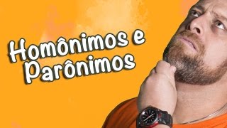 Homônimos e Parônimos Prof Noslen [upl. by Lathan335]