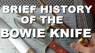 Brief History of the BOWIE KNIFE [upl. by Regnij89]