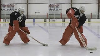 Better Goalie Stickhandling Today  How Your Glove Affects Shooting [upl. by Crifasi]