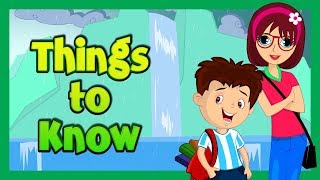 THINGS TO KNOW  KIDS VIDEOS  THINGS TO LEARN  LEARNING VIDEOS FOR KIDS [upl. by Andras95]