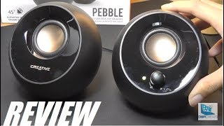 REVIEW Creative Pebble 20  Desktop Stereo Speakers 20 [upl. by Eslehc]