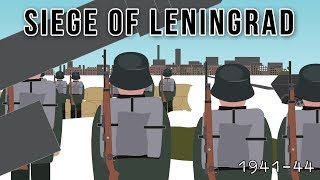 The Siege of Leningrad 194144 [upl. by Rafaelof49]