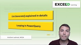 ListGenerate Function and Looping in PowerQuery [upl. by Oruhtra]