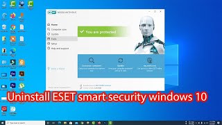 How to uninstall ESET smart security windows 10 [upl. by Oker]