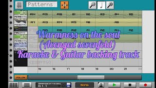 Warmness on the soul guitar backing track amp karaoke version by caustic 3 [upl. by Halyhs]