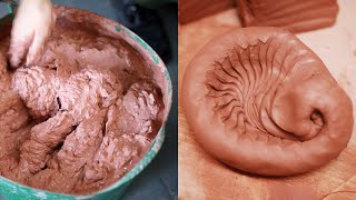 How I Reclaim Cut Wedge and Spiral Wedge my Clay — Narrated Video [upl. by Andrea]