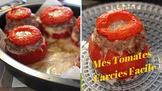 Ma Recette de Tomates farcies Facile et Délicieuse [upl. by Onidranreb]