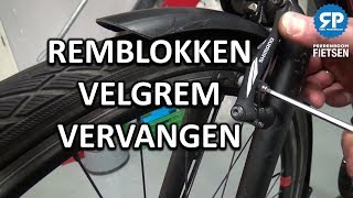 REMBLOKKEN VELGREM VERVANGEN zo doe je dat [upl. by Lecrad]