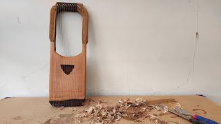 Building a Lyre AngloSaxon Lyre two octave Lyre harp [upl. by Ati]