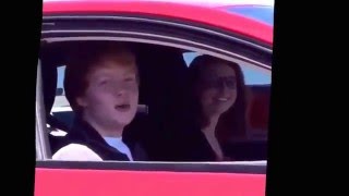 Ginger Kid Sings Unwritten In Car [upl. by Lemuelah523]