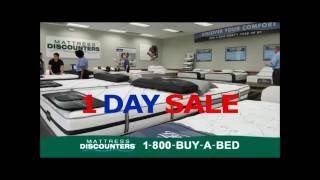 Mattress Discounters One Day Sale [upl. by Adnalor]