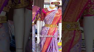 Kanchi Pattu sarees 6300257270 Free courier Visit ambicaweddingmallpattusarees [upl. by Doykos]