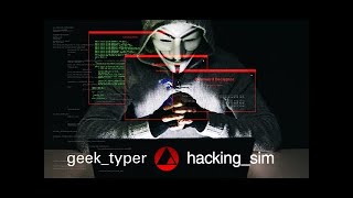 Geek Typer Hacking Simulator  hacking  Prank Apps  GeekTyper Reveal [upl. by Ariela705]