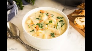 BETTER than Olive Garden Chicken Gnocchi Soup  The Recipe Rebel [upl. by Armalda]