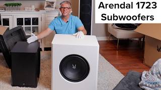 Arendal 1723 1S and 1V Subwoofers Unboxing and Overview [upl. by Nylirej]