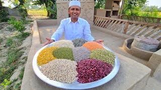 Mix Dal Recipe  Punjabi Style Dal  Restaurant Style Dal  Authentic Daal  Village Food Secrets [upl. by Anai60]