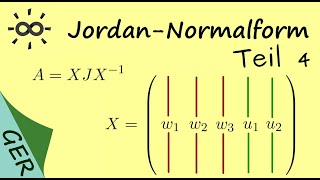 JordanNormalform  Teil 4  Transformationsmatrix aufstellen [upl. by Nahtaj466]