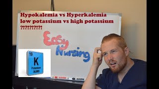 Hypokalemia vs Hyperkalemia  Potassium  NCLEX Review [upl. by Selin]