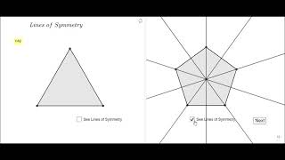 Regular Polygons Lines of Symmetry [upl. by Giulia617]