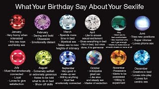 What Your Birthstone Says About Your Sexlife [upl. by Nilatak]