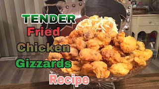 TENDER Fried chicken Gizzards recipe [upl. by Goodkin]