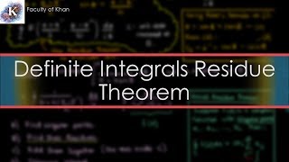 Computing Definite Integrals using the Residue Theorem [upl. by Nnaaihtnyc618]