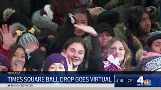 Times Squares New Years Eve Festivities Are Going Virtual  NBC New York [upl. by Eislrahc]