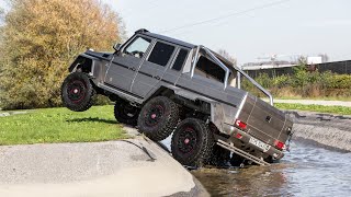 Mercedes G63 AMG 6x6  Crazy Offroad Test Drive [upl. by Roldan495]