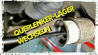 Querlenkerbuchsen wechseln Skoda Fabia VW Polo 9N Seat Ibiza [upl. by Bora983]