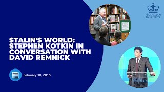 Stalins World Stephen Kotkin in Conversation with David Remnick 21015 [upl. by Adnorehs]