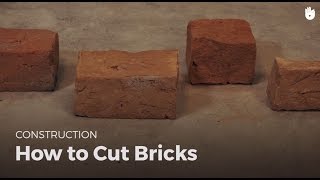 How to Cut Bricks  Masonry [upl. by Autrey]